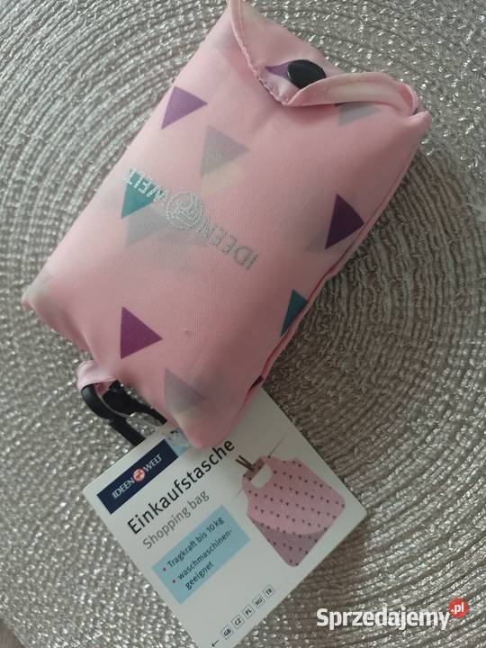 Różowa torba zakupowa torebka shopping bag worek Inny rodzaj Kraków