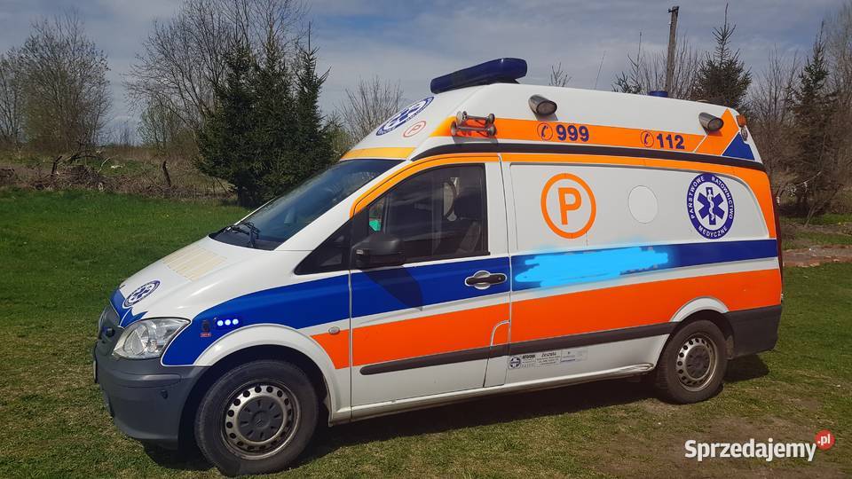 Ambulans karetka Mercedes Vito 116 CDI nosze 168 Mercedes-Benz Biskupiec