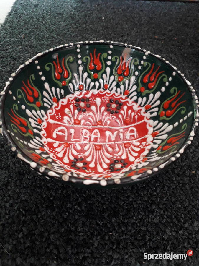 Miseczka Albania hand made stan Porcelana i szkło mazowieckie Warszawa