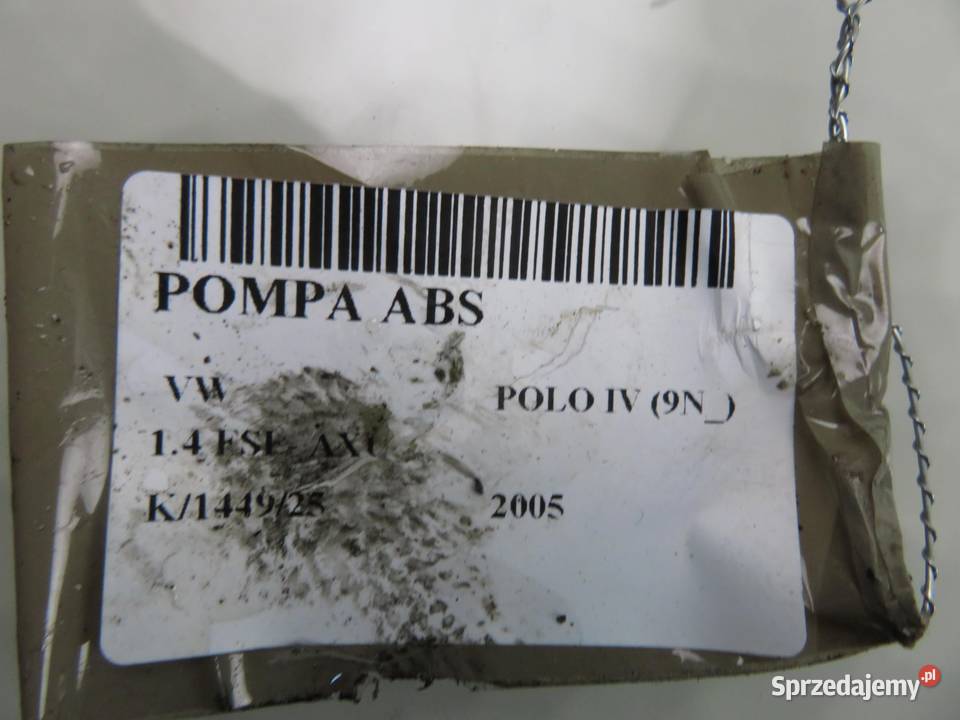 POMPA ABS VW POLO IV 9N 6Q0907379L 10096003323 osobowe małopolskie