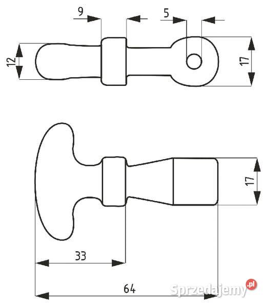Zaczep gumowy osłony krótki 3025804951