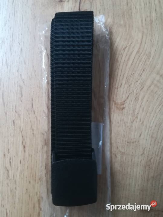 Pasek taktyczny parciany czarny dolnośląskie Głogów