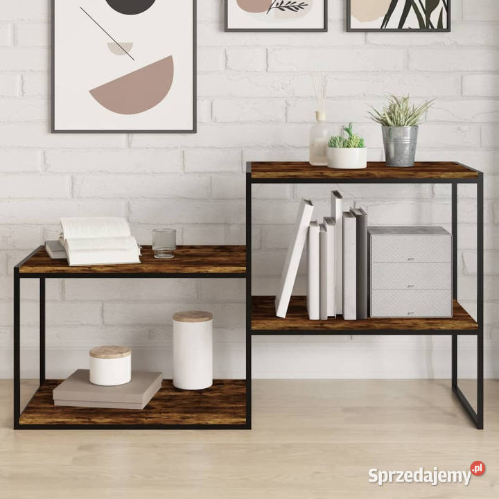 Półki ścienne 4 przydymiony dąb 60x40x15 Warszawa