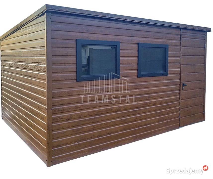 Schowek Domek Ogrodowy 4x3m Drzwi 2x Okno