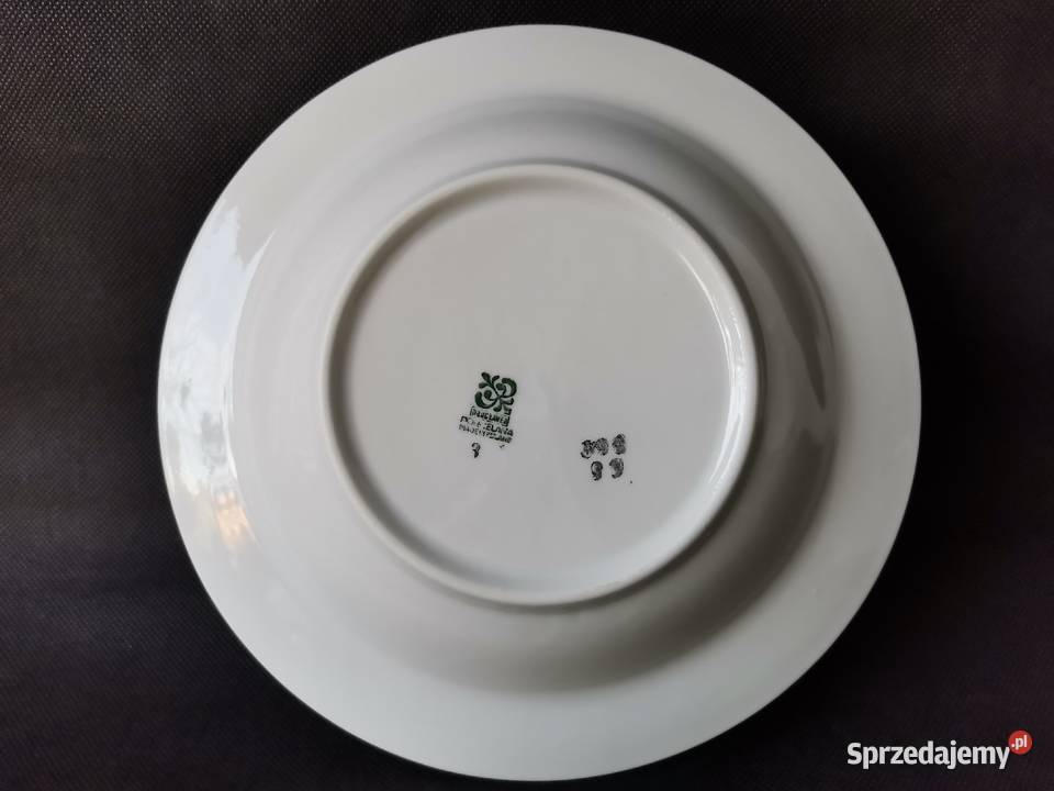 Stary talerz bajkowy Krasnoludek i Jeżyk Porcelana i szkło Katowice sprzedam