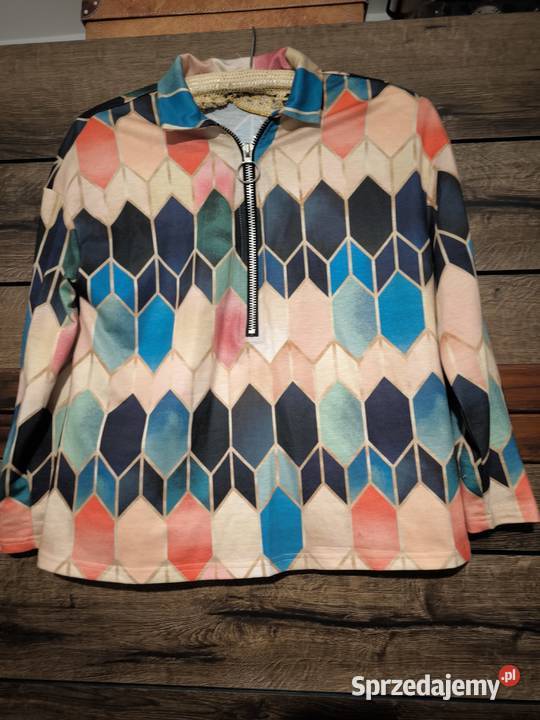 Kolorowa bluzka w romby Borkowo
