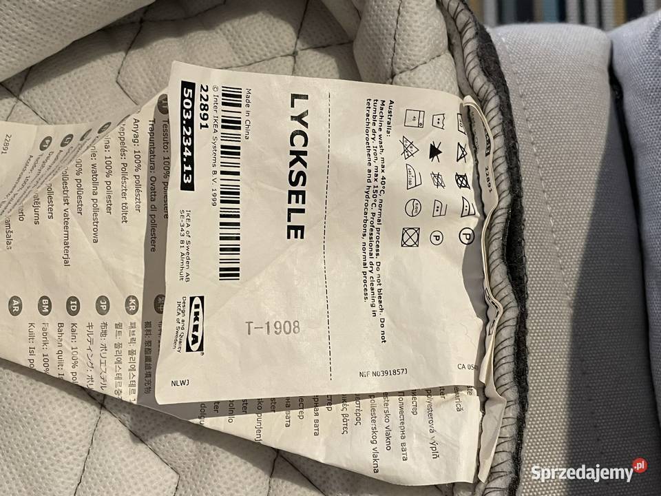 Fotel IKEA rozkładany do spania LYCKSELE łóżko śląskie Chudów