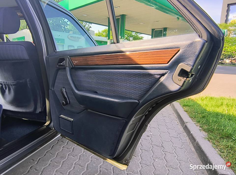 Mercedes Benz w124 fotele boczki niebieskie