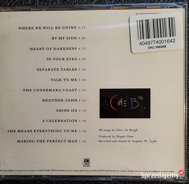 Album CD Chris De Burgh Power Of Ten CD Nowa Warszawa