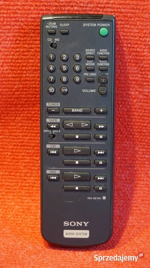 pilot Sony Audio System RMSE7AV dwustronny sprzedam