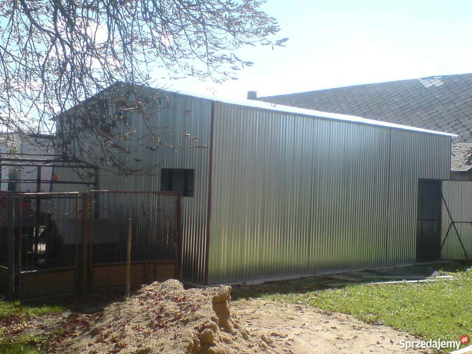 Garaż Blaszany Garaże Blaszane 8x20 Każdy Wymiar Garaże i miejsca postojowe Biecz