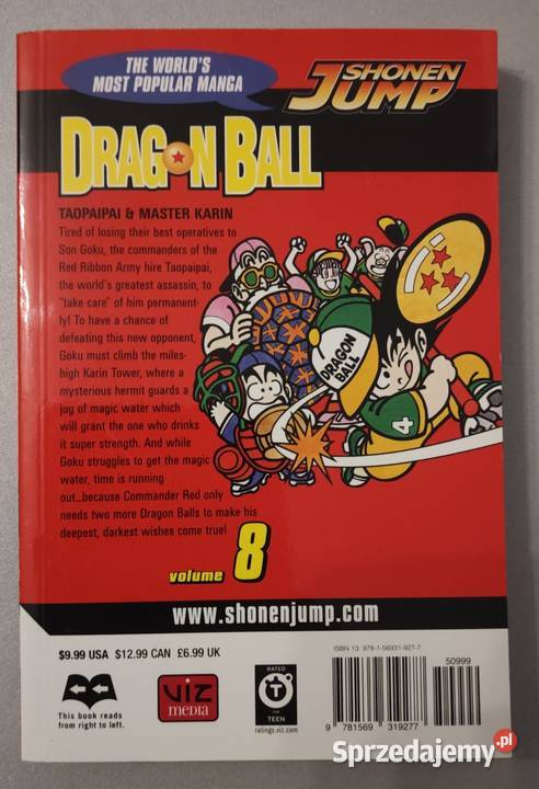 Dragon Ball volume 8 Toriyama Akira manga Komiksy Szczecin