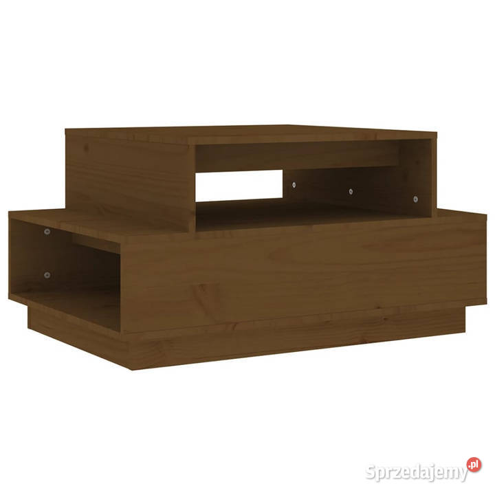 Stolik kawowy miodowy brąz 80x55x405 lite drewno mazowieckie Warszawa