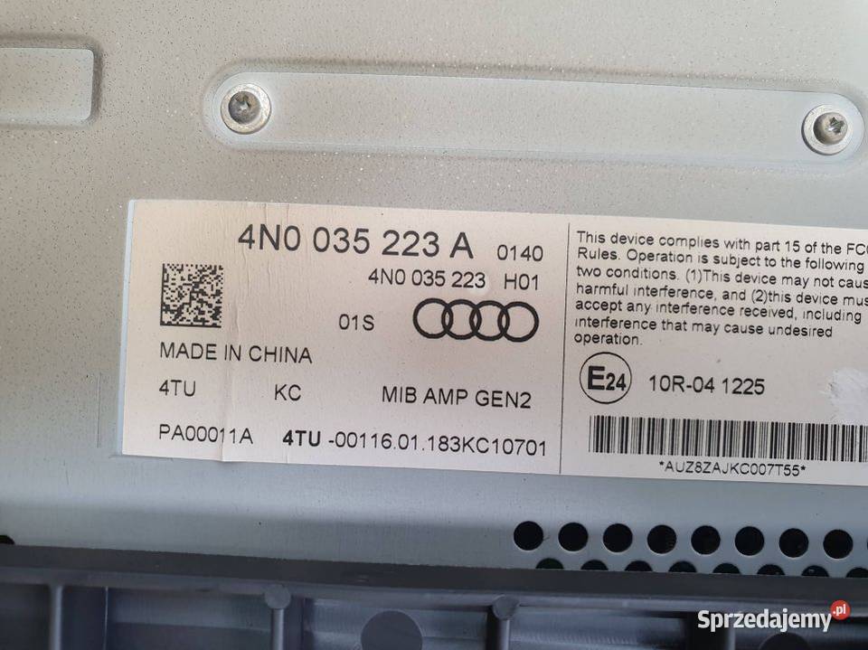 WZMACNIACZ AUDI A8 D5 4N 4N0035223A osobowe Lipno