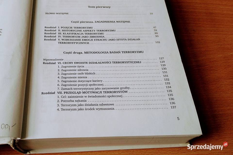 Terroryzm T 1 Brunon Hołyst ISBN 9788376200088