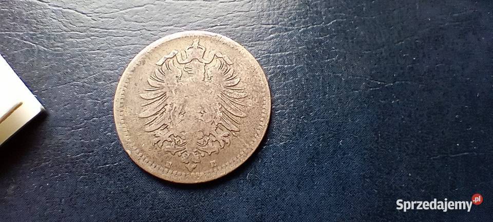 Stare monety 50 fenig 1876 E Niemcy srebro podkarpackie Lesko