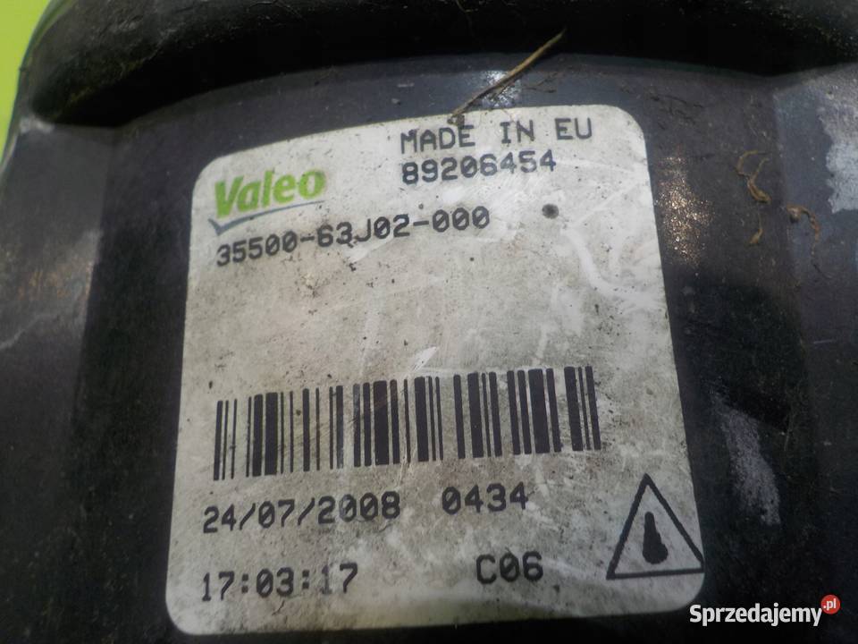 OPEL AGILA B II 08r 5D halogen prawy 89206454 Suków