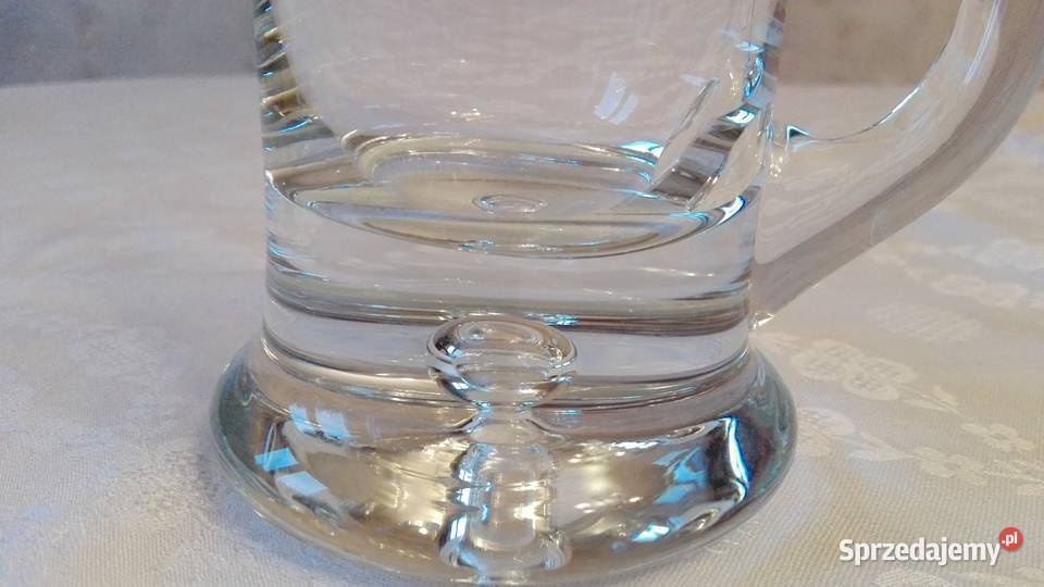 Kufel szklany stare szkło Krosno PRL Ceramika i szkło podlaskie Białystok