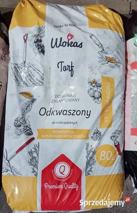 Torf odkwaszony 80 L Promocja Nowa