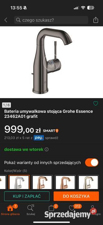 Sprzedam pół ceny nowiutką baterię umywalkową Rumia