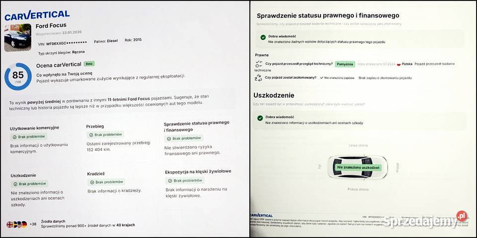 Sprzedam Forda Focusa kombi 2015r 15 TDCI 120 bluetooth