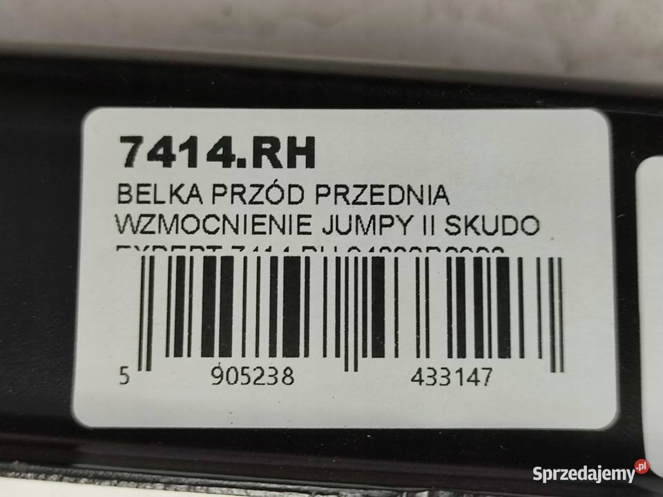 BELKA ZDERZAKA PRZÓD JUMPY EXPERT VF7 SCUDO 270 lubelskie