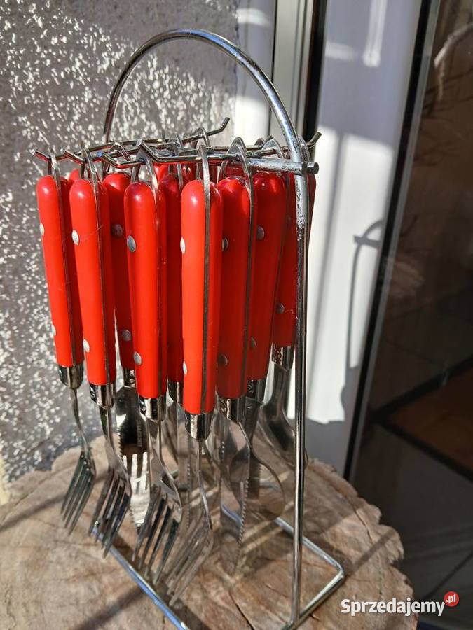 Komplet sztućcy 16 vintage Łódź