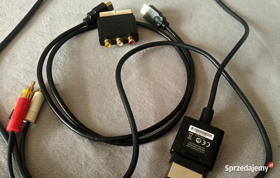 Kabel Xbox 360 TV AV oryginał wielkopolskie Poznań