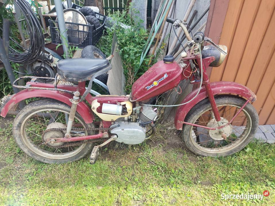 Motorower na pedały Wierchowina 1973r unikat Motoryzacja Łochów