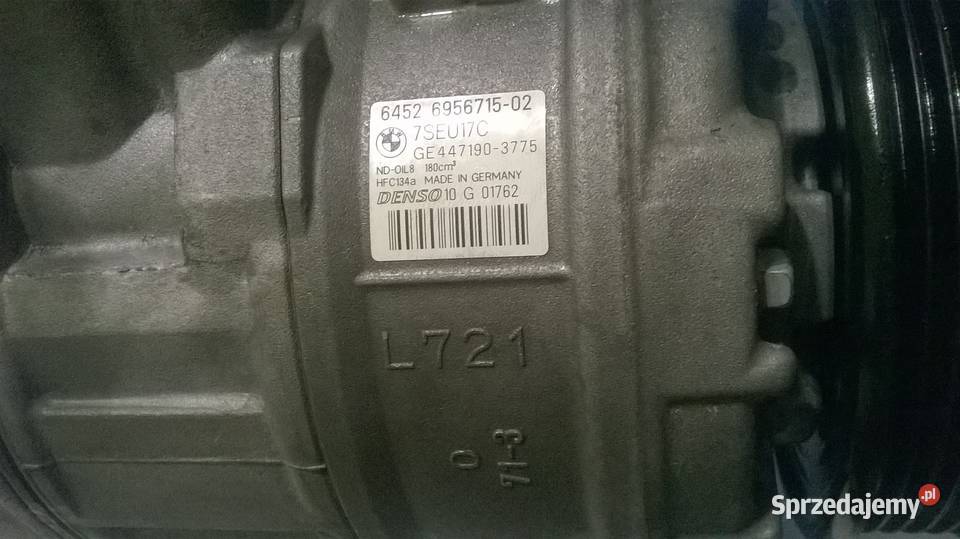 Sprężarka klimatyzacji BMW E60 E61 E63 E64 E65 E66 Poręba