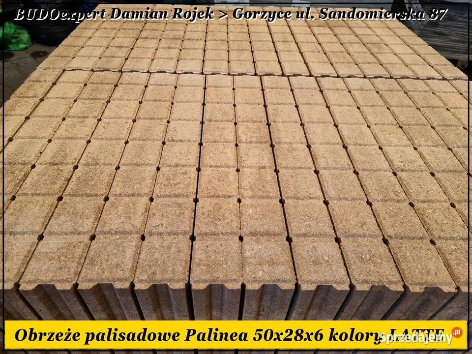 Ładne obrzeże palisadowe gładkie PALINEA ciepły podkarpackie Stalowa Wola sprzedam