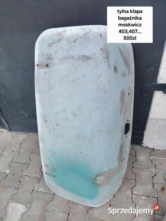 Tylna klapa bagażnika moskwicz 403 407 i Hrubieszów