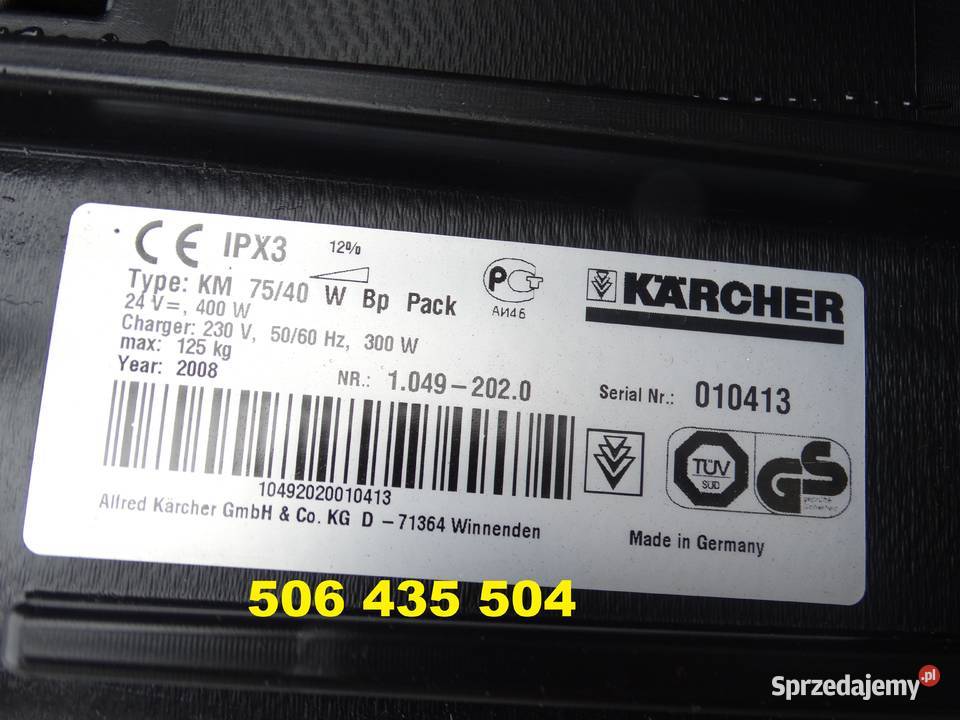 Zamiatarka Karcher 7540 W Radom