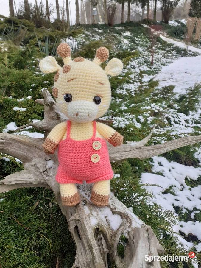 żyrafa na szydełku Maskotki Dla Dziecka