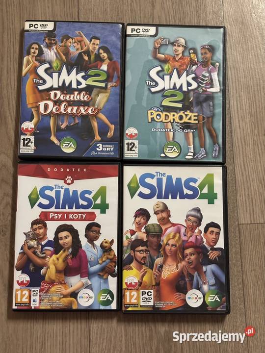 Gry PC zestaw retro Sims Harry Potter Rayman Far Komputerowe PC Warszawa sprzedam