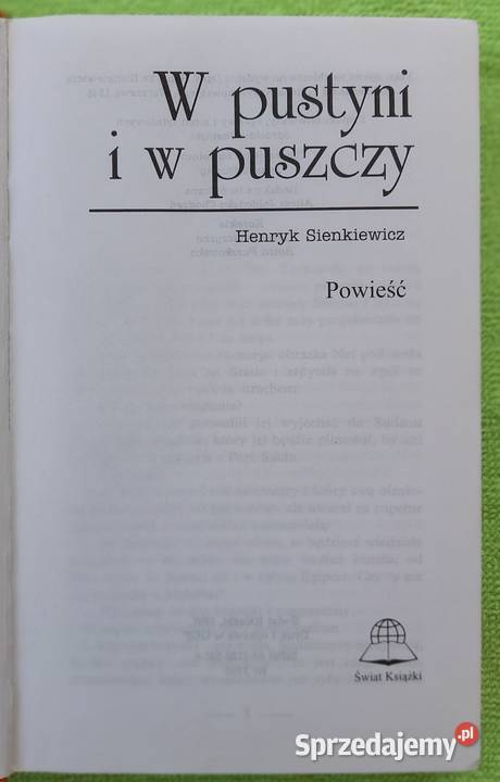 W pustyni i puszczy Henryk Sienkiewicz 1997 mazowieckie