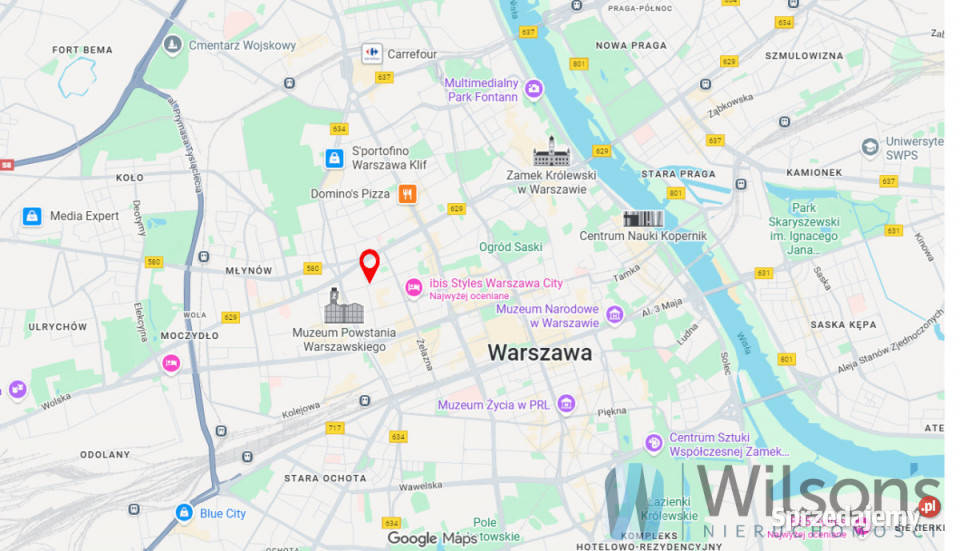 Wynajem lokalu Warszawa Chłodna 296m2 296m2