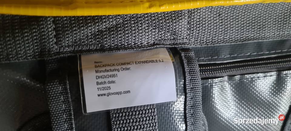Plecak termiczny Glovo Bytom
