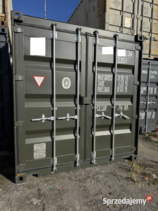 Kontener 6 metrowy w wersji nowej Oliwkowy Kraków