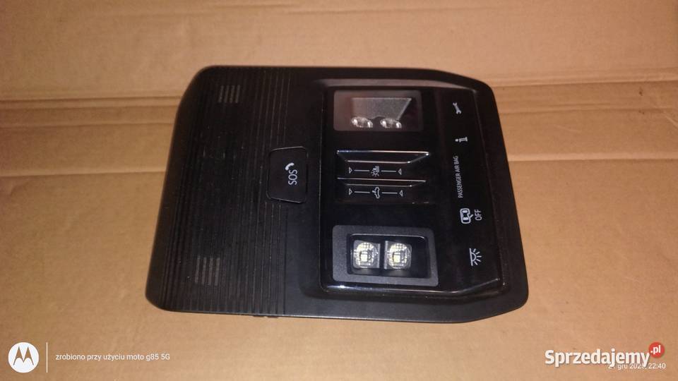 VW Golf 8 lampka podsufitki czarna 5H0 Oświetlenie kabiny Lubin