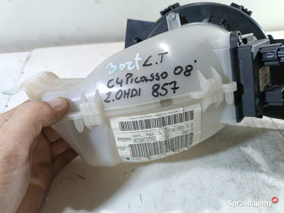 WENTYLATOR DMUCHAWA LEWY TYŁ CITROEN C4 PICASSO