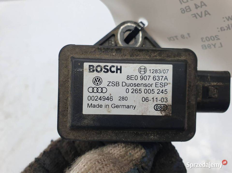 MODUŁ AUDI A4 B6 8E0907637A kujawsko-pomorskie