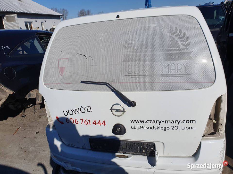 KLAPA OPEL AGILA Z474 osobowe
