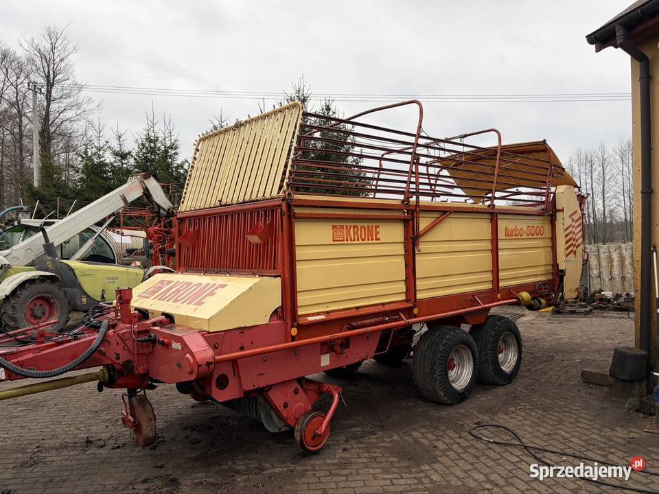 Przyczepa samozbierająca Krone Turbo 5000 Myszyniec