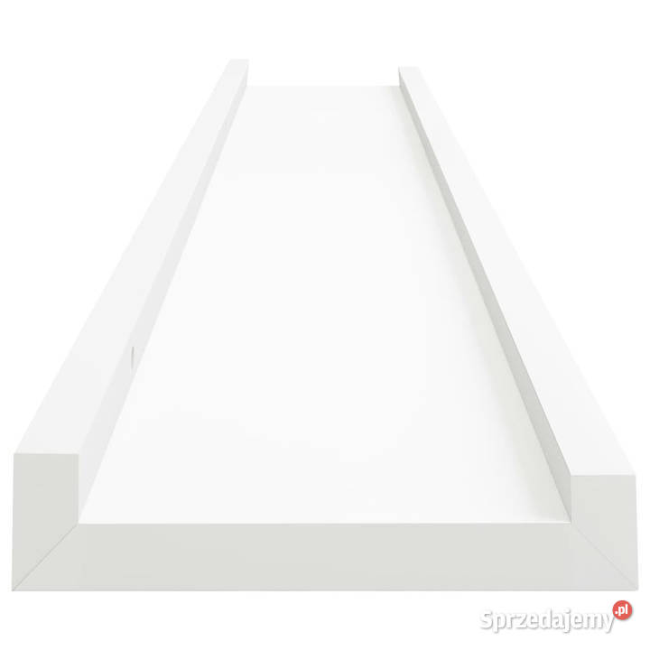Półki ścienne na zdjęcia 2 białe 80x9x3 MDF Warszawa sprzedam