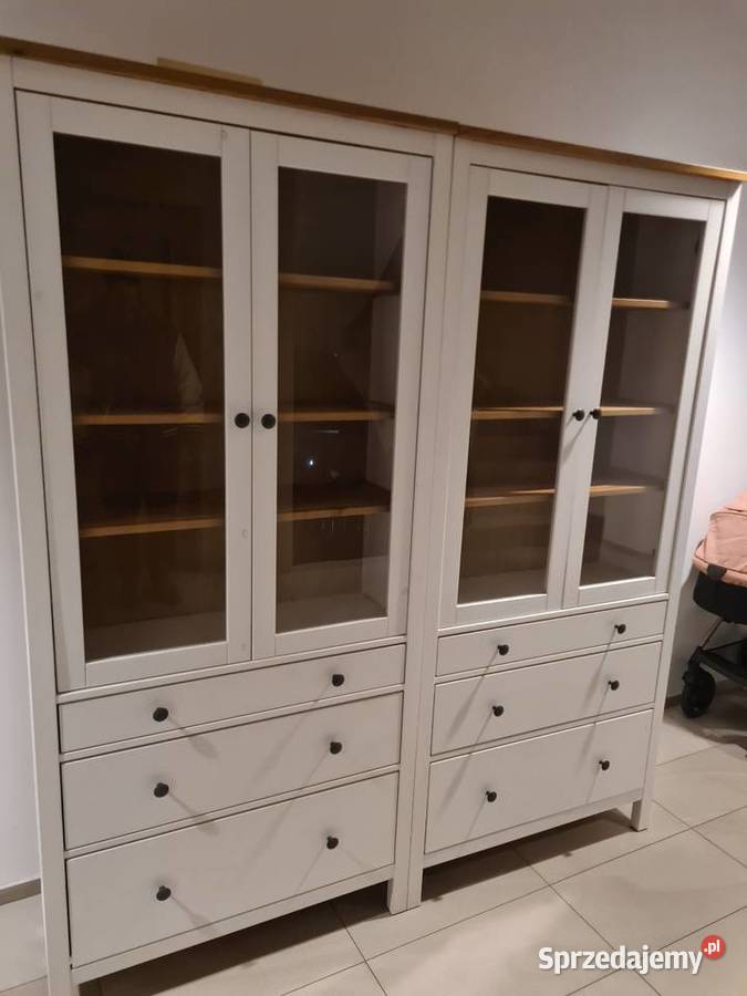 IKEA HEMNES witryny sosnowe komplet Darmowa Warszawa
