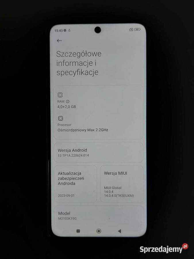 Telefon Xiaomi Redmi Note 10 5G 4GB RAM 128GB Warszawa