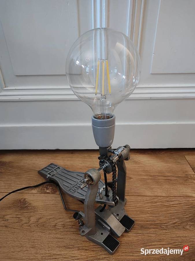 Lampka nocna dizajnerska stopka perkusyjna Legnica sprzedam