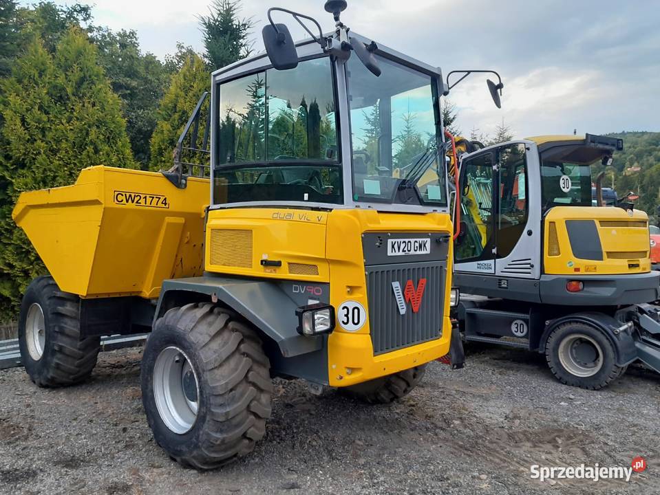 Wozidło budowlane Wacker Neuson DV90 DV100 2020r małopolskie Maków Podhalański sprzedam