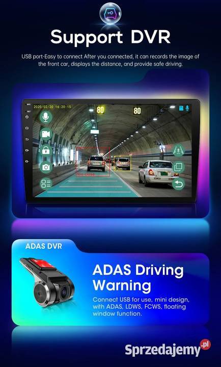 Android 12 radio samochodowe 2 Din dotykowe 10 Warszawa